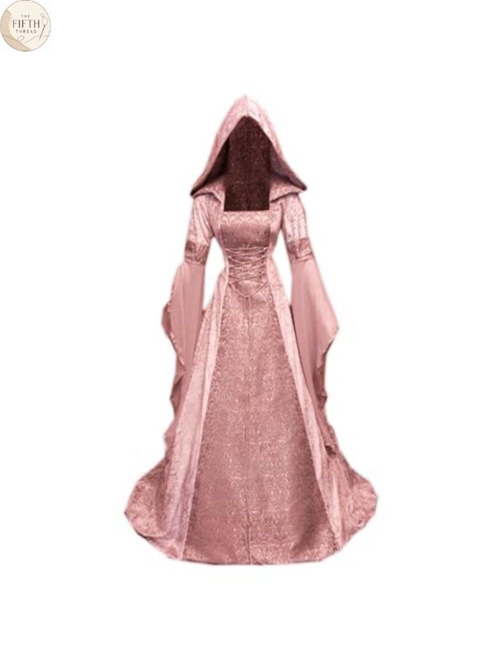 Velvet Silk Hooded Witch Dress Gothic Renaissance Vampire Costume